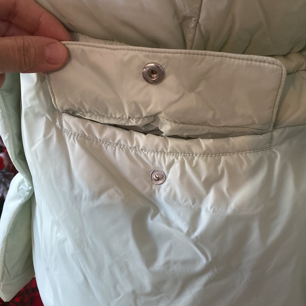 J. Crew NWOT Alps puffer jacket with PrimaLoft Soft Mint, Size S - Picture 6 of 12
